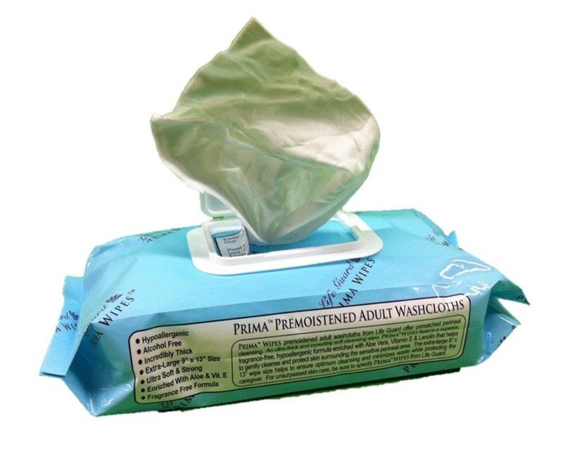 PRIMA Wipes Adult Washcloths, 48 Extra-large Wipes Per Pack (3 Packs) - Image 3